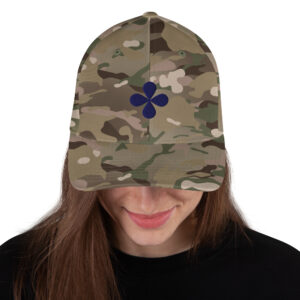 Structured Minimalist Bloom Twill Cap