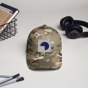 Structured Twill Lifestyle Hat — Violet Arc