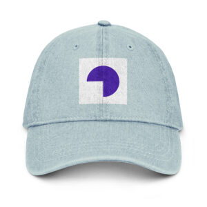 Violet Arc Vintage Denim Cap