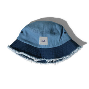 Distressed Denim Bucket Cap — 26/8