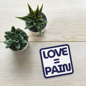 Embroidered Patch Set — LOVE=PAIN