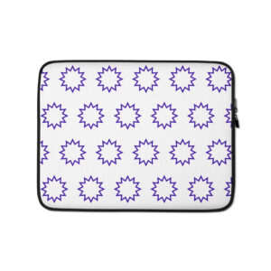 Purple Comic Laptop Travel Sleeve