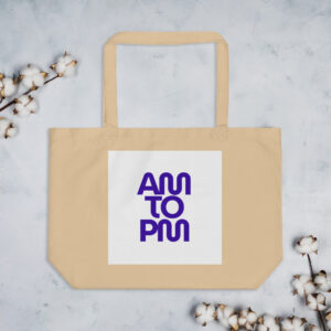 AMTOPM Print Large Tote Bag