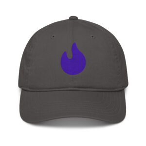 Organic Everyday Dad Cap — Purple Flame