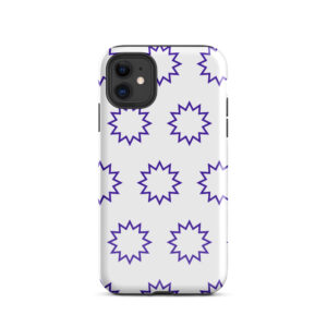 Heavy Duty iPhone® Cover Purple Comic