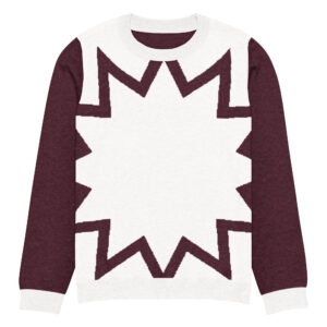 Purple Comic Classic Crew Sweater