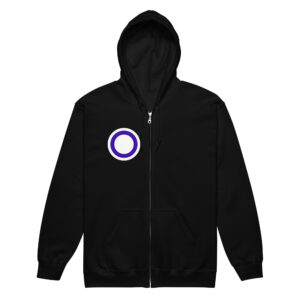 Heavy Blend Zip Hoodie Core Circle Universal fit
