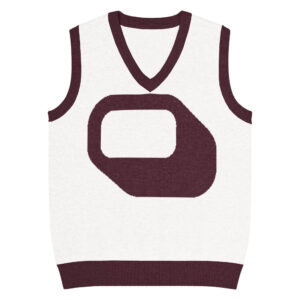 Knit V-Neck Sweater Vest — Violet Loop