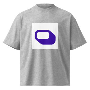 Violet Loop Oversized High Neck Shirt