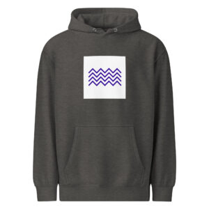 Chevron Stripes Premium Mid-Weight Hoodie For Everyone
