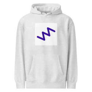 Unisex Zigzag Wave premium mid-weight hoodie