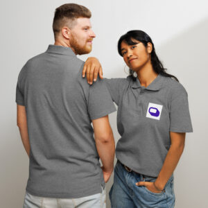 Premium Pique Collar Shirt — Violet Loop