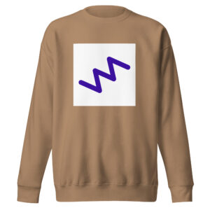 Unisex Zigzag Wave Premium Sweatshirt