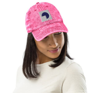 Vintage Cotton Twill Headwear — Violet Arc