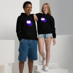 Youth Heavy Blend Pullover Violet Loop