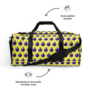 Weekend Getaway Duffle Purple Flame