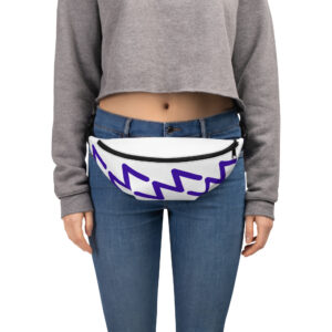 Zigzag Motion Belt Bag
