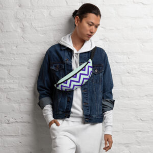 Chevron Stripes Belt Bag