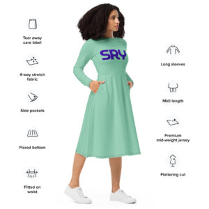 Long Sleeve Flow Dress SRY
