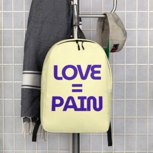 Love = Pain Minimal Travel Daypack