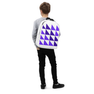 Triangle Grid Minimal Travel Daypack