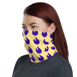 Breathable Neck Gaiter Purple Flame