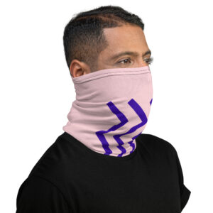 Breathable Neck Gaiter Chevron Stripes