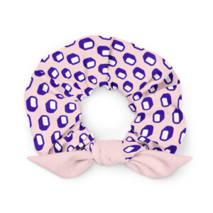 Violet Loop Recycled Hair Scrunchie