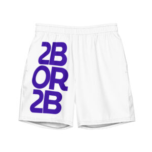 "2BOR2B" Recycled Swim Trunks