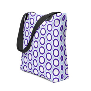 Canvas Carryall Tote Violet Loop