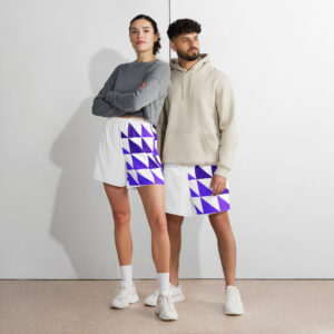 Universal Fit Active Long Shorts Triangle Mosaic
