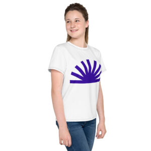Crew Neck Daily Tee Purple Sunrise