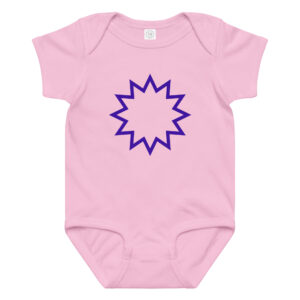 Soft Jersey Baby Romper Starburst Pop