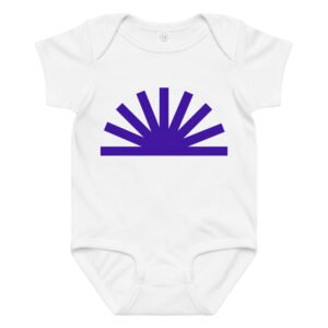 Soft Jersey Baby One-Piece Purple Sunrise