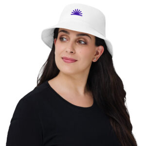 Purple Sunrise Old School Bucket Hat