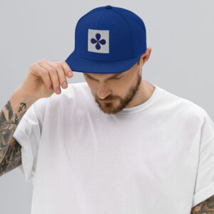 Flat Bill Street Snapback Floral Icon