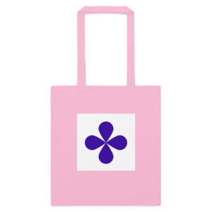 Cotton color tote bag "Floral Icon"