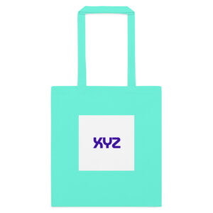 Cotton color tote bag "XYZ"