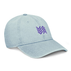Chevron Flow Vintage Denim Cap