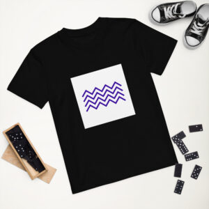 Chevron Wave Organic Kids Top