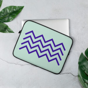 Laptop Travel Sleeve Chevron Stripes