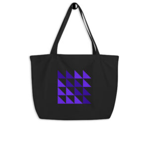 Organic Market Tote Triangle Grid