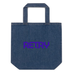 Organic denim Retry tote bag