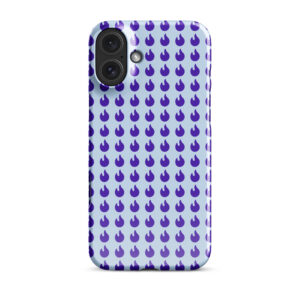 iPhone® Snap Cover Purple Flame