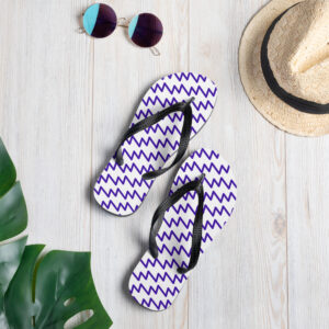 Casual Beach Flip-Flops Zigzag Motion