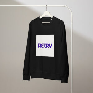 Unisex organic Retry mid-weight sweatshirt