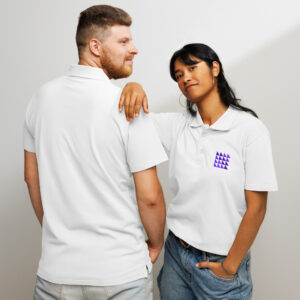 All-Fit Tailored Polo Shirt Triangle Grid