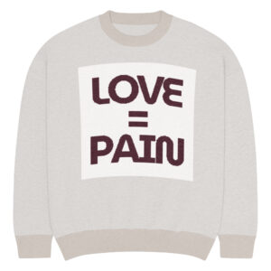 Relaxed Knit Crew Sweater Love = Pain