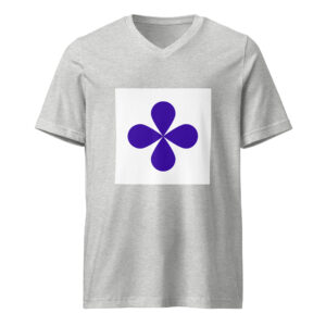Universal Fit V-Neck Everyday Shirt Floral Icon