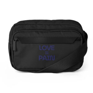 Urban crossbody "Love = Pain" bag